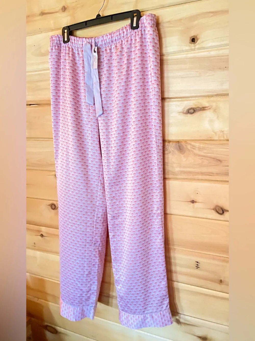 Victoria’s Secret Large Women’s Satin Lounge Sleep Pants w/ Elastic Waist NWT